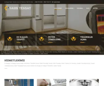 Sadiktesisat.com(Su Kaçağı Tespiti) Screenshot