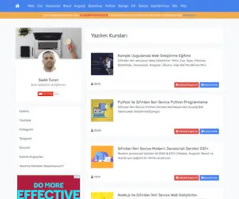 Sadikturan.com(Sadık Turan) Screenshot