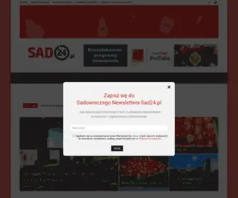 Sadinfo.pl(Sadownictwo w Sad24.pl) Screenshot
