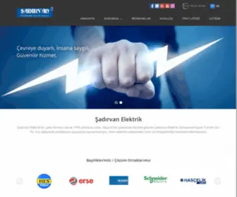 Sadirvanelektrik.com.tr(Şadırvan) Screenshot