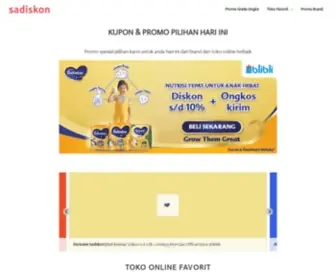 Sadiskon.com(Diskon Sadis Hemat Abis) Screenshot