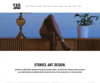 Sadmag.ca(SAD Mag) Screenshot