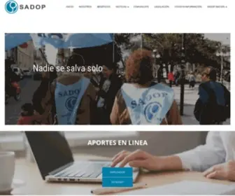 Sadop.net(El Sindicato Argentino de Docentes Particulares) Screenshot