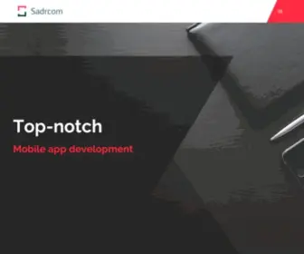 Sadrcom.com(شرکت صدرکام) Screenshot