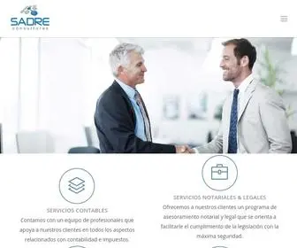 Sadre.com(Consultores) Screenshot