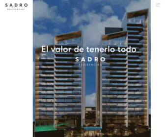 Sadro.mx(Sadro Residencias) Screenshot