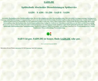 Sads.de(Spültechnik) Screenshot