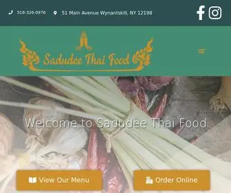 Sadudeethaifood.com(Sadudee Thai Food) Screenshot