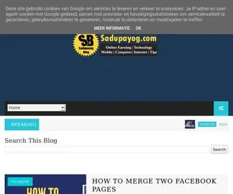 Sadupayog.com(Sadupayog Blog Tech News in Hindi) Screenshot