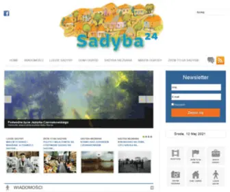 Sadyba24.pl(Portal informacyjno) Screenshot