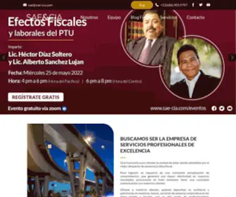 Sae-Cia.com(SANCHEZ AGUILAR ESQUER Y CIA) Screenshot