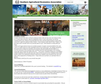 Saea.org(Southern Agricultural Economics Association) Screenshot