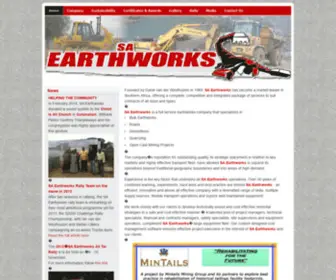 Saearthworks.co.za(Saearthworks) Screenshot