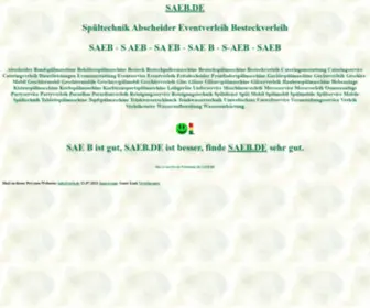 Saeb.de(Spültechnik) Screenshot