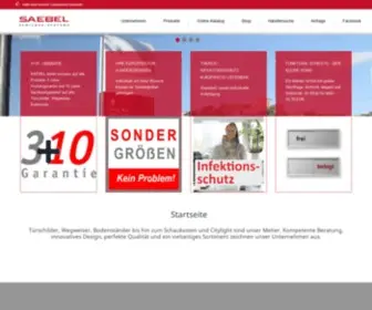 Saebel.com(SAEBEL GmbH) Screenshot
