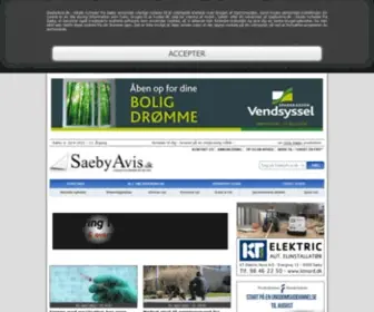 Saebyavis.dk(Lokale nyheder fra Sæby) Screenshot