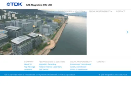 Sae.com.hk(SAE Magnetics (HK) LTD) Screenshot