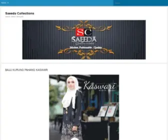 Saeedacollections.com(Busana Muslimah) Screenshot