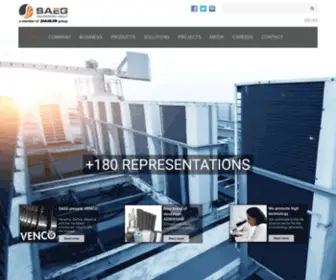 Saeg.com(SAEG Engineering Group) Screenshot