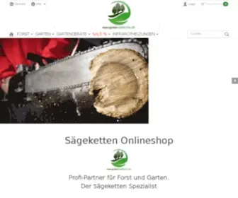 Saegeketten-Onlineshop.de(Sägeketten Onlineshop) Screenshot