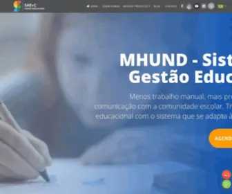 Saeinfo.net.br(Soluções em tecnologia para o setor educacional) Screenshot