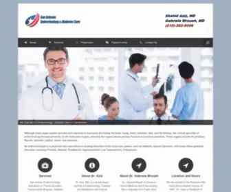 Saendocrine.com(San Antonio Endocrinology & Diabetes Care) Screenshot