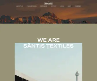 Saentis-Textiles.com(Säntis Textiles) Screenshot