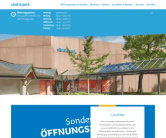Saentispark-Shopping.ch(Säntispark Shopping) Screenshot