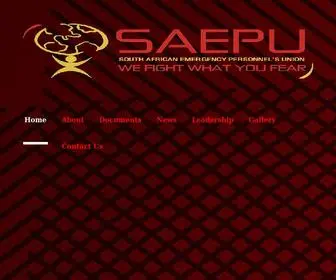 Saepu.co.za(SAEPU) Screenshot