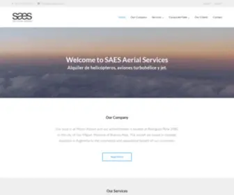 Saes-Aereo.com.ar(Inicio) Screenshot