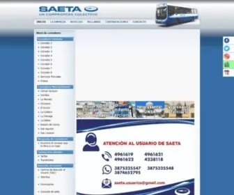 Saetasalta.com.ar(SAETA) Screenshot