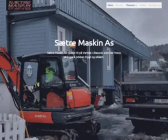 Saetremaskin.no(Sætre Maskin As) Screenshot