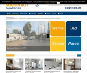 Saeuberlich-Dresden.de(Säuberlich Bad und Heizung) Screenshot
