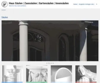 Saeulen.de(Haus Säulen) Screenshot