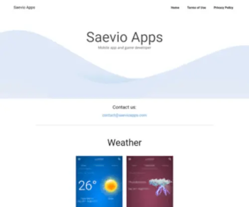 Saevioapps.com(Saevio Apps) Screenshot