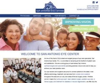 Saeye.com(San Antonio Eye Center) Screenshot