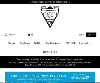 Saf-Peptides.com(SAF 2) Screenshot