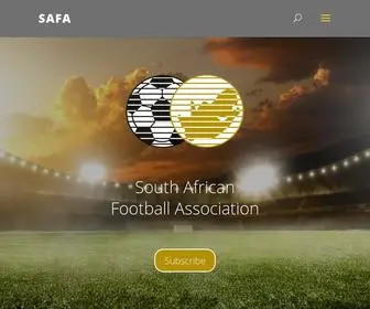 Safa.net(South African Football Association) Screenshot
