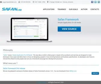 Safanlab.com(Safan means Simple Application For All Needs. The very idea on which a Web project) Screenshot
