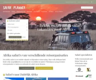 Safari-Planner.com(Afrika safari's van verschillende reisorganisaties vergelijken) Screenshot