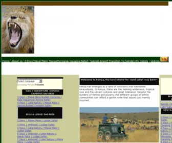 Safariadventureskenya.com(Safari Adventures Kenya) Screenshot