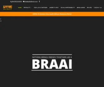 Safaribraai.co.za(Safari Braai Products) Screenshot