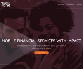 Safarifone.com(Mobile Financial Solutions with Impact) Screenshot