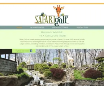 Safarigolfct.com(Safari miniature golf ct) Screenshot