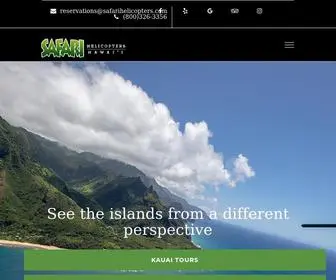 Safarihelicopters.com(Kauai Helicopter Tours) Screenshot