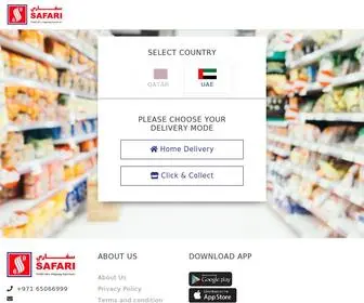 Safarihypermarket.ae(Safari Hypermarket UAE) Screenshot