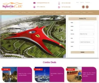 Safariinuae.com(THINGS TO DO IN DUBAI) Screenshot