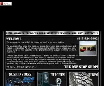 Safarioffroad.com(Suspensions, Hitches, Tires, Winches, Pickup Covers, Bed Linings, Truck Accessories Performance) Screenshot