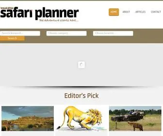 Safariplanner.co.uk(Travel Africa magazine) Screenshot