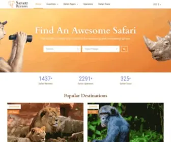 Safarireviews.com(Safari Reviews) Screenshot